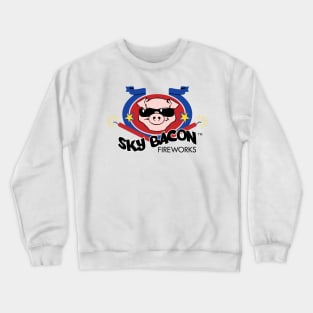 Sky Bacon Fireworks Crewneck Sweatshirt